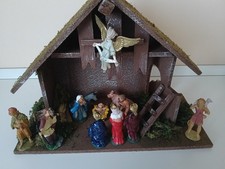Presepe Capanna Con Natività Completa