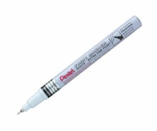 Pentel pennarello permanente - bianco - punta extra fine - 1 2 3 6 12 penne