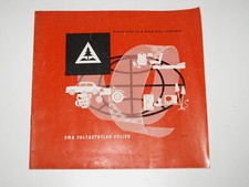 Brochure vintage in pellicola