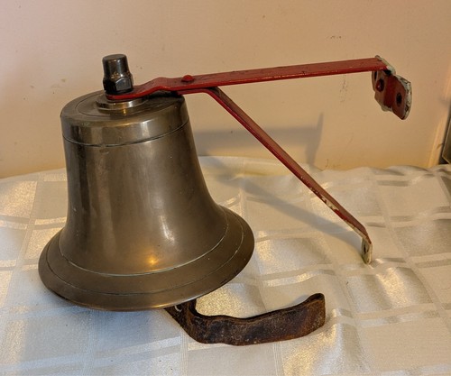 Large antique brass school - antique,