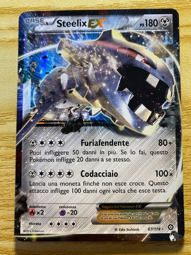 Carta pokemon steelix - steelix, ex