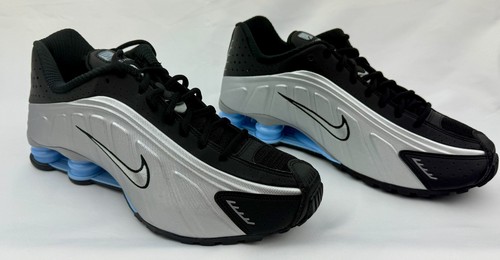 Nike shox metallic silver - r4,