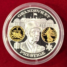 Medaglia In Argento E Placcata