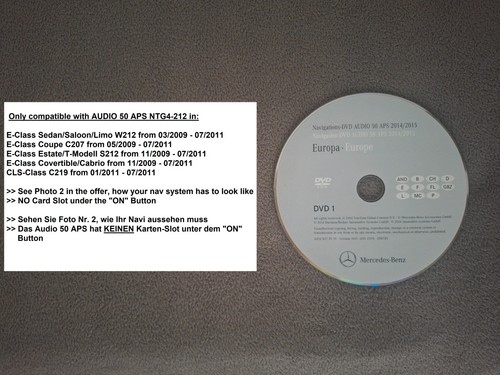 Dvd navigazione mercedes - dvd, audio