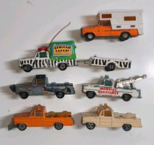 6 Majorette Dodge Pick Up Camper Rimorchio Safari Camion