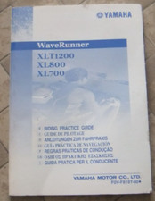 YAMAHA WAVERUNNER XLT 1200 XL 800 700 GUIDA PRATICA DEL CONDUCENTE FOV-F819T-80