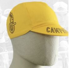 Casquetta berretto ciclismo cotone CAMPAGNOLO GIALLO stile vintage