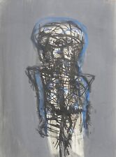 Liberio REGGIANI (Nizza 1931) Figura esistenziale OPERA STORICA 43x32 anno 1960