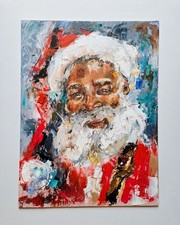 Babbo Natale (quadro ad olio)