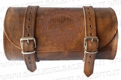 Borsa moto barilotto cuoio - borsa,