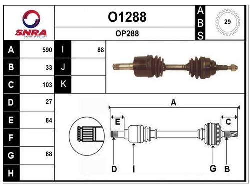 Albero motore opel - motore, 1.0