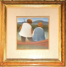 Roberto Masi “I Pescatori”  1987 Opera Autenticata