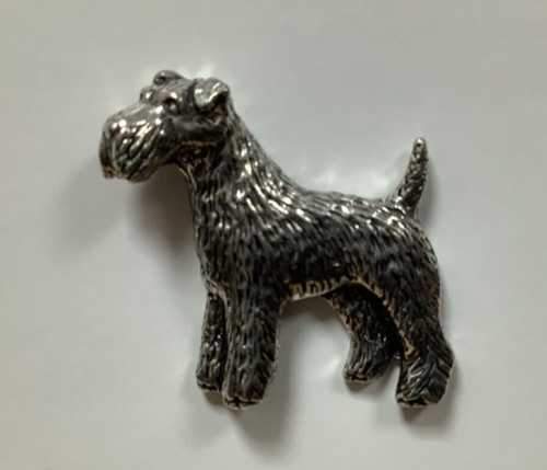 Fox terrier silver - fox, pewter