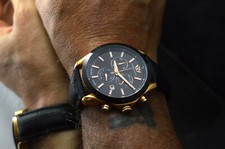 PHILIP WATCH MEN'S BLAZE CHRONOGRAPH DATE 10 ATM FULL SET STAINLESS STEEL 41MM