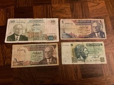 Banconote 10,5,1 e 1/2 dinari