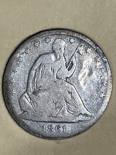 1861 mezzo dollaro seduto - 1861-s,