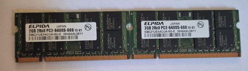 Coppia ram elpida ddr2 - ram, 2gb