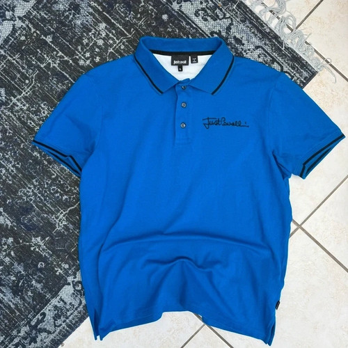 Polo just cavalli blu uomo - -,