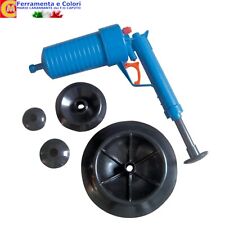Pistola stura Scarichi tubi ad Aria Compressa Per Doccia WC Lavabo Bidet Bagno