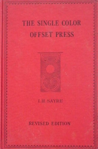 Single color offset press - single,