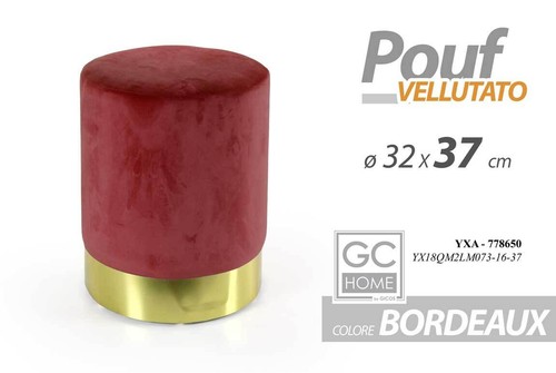 Pouf cilindrico poggiapiedi - cilindrico,