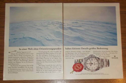 Rara pubblicità vintage rolex - pubblicità,