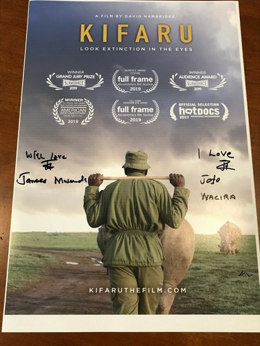 Poster film firmato kifaru - film,