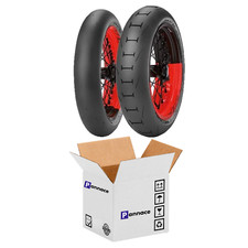 Coppia gomme Metzeler Racetec SM 165/55 R 17 NHS con 125/75 R 17 NHS - Versioni