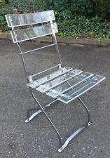 Sedia pieghevole in plexiglas