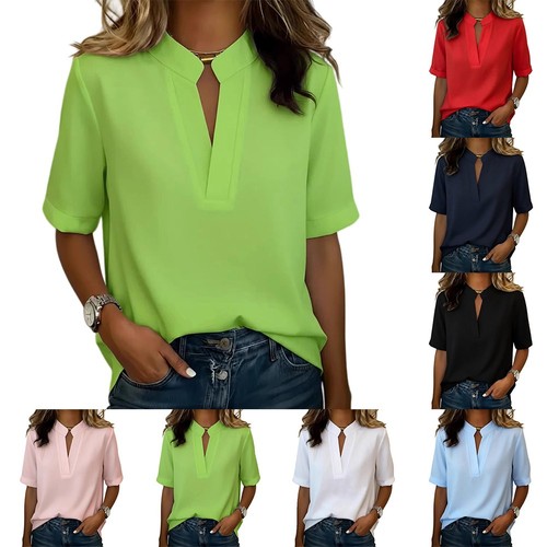 Camicia donna chiffon - in, tinta