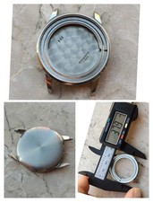 50/60 VINTAGE STEEL CALATRAVA OVERSIZE WATCH CASE CASSA OROLOGIO UHREN 38mm