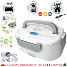 ✅Scaldavivande Elettrico in acciaio per Auto/Camion e Ufficio 2in1 220V/12/24V