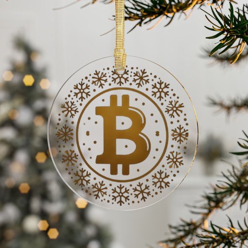 Bitcoin ornamenti natalizi - ornamenti,