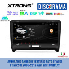 AUTORADIO ANDROID 11 STEREO AUTO 8" AUDI TT MK2 8J 2006-2012 NAVI WIFI CARPLAY 