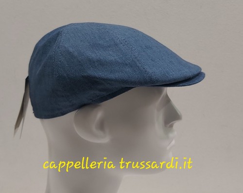 Coppola berretto puro lino blu - coppola,