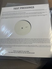 WHITE LABEL Test pressing