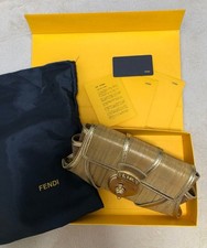 Borsa a mano pochette oro