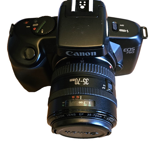 Canon eos 750 fotocamera - canon, con