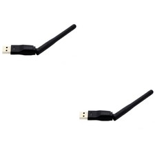  2 pezzi dongle adattatore USB Wifi per Alphabox Jynxbox Skybox OpenBox 250