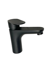 Rubinetto da bagno Bächlein dal design classico, nero opaco MERCE DI SERIE B