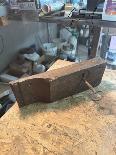 Serratura antica legno ferro - serratura,