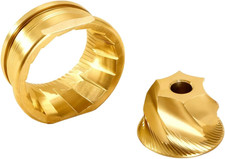 Fresa conica titanio oro per