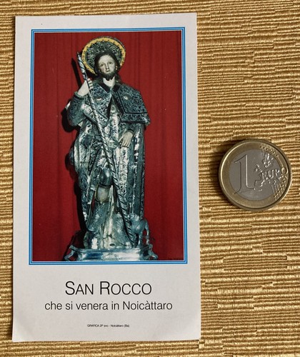 Santino holy card san rocco - card ,
