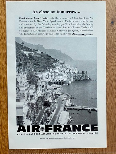 Air france amalfi - france, coast