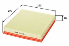 Valeo Filtro Aria Aspirazione Tipo a Pannello per Ford Transit / Transit Tourneo