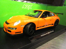 PORSCHE 911 Carrera 997 GT3 RS 2007 arancione bl da aprire Diecast Welly 1:18