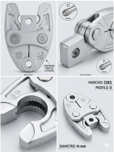 Ganascia coes profilo mm - ganascia,