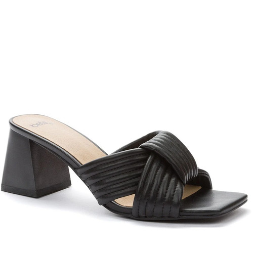 Mules aperti eleganti neri