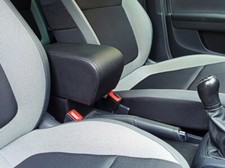 BRACCIOLO SKODA Fabia 2014-2021- in eco pelle nera-montaggio in punti originali!