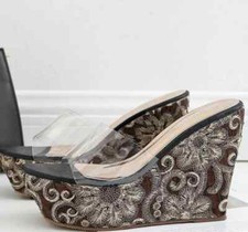 ciabatte zeppa alte 12 cm